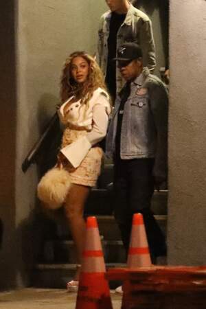 Beyonce et son mari Jay Z à Los Angeles, le 14 juillet 2017