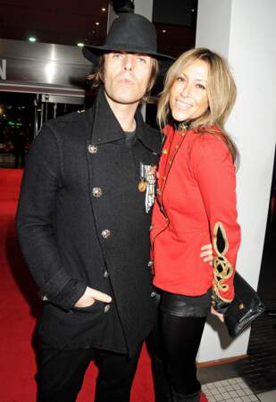 Liam Gallagher et Nicole Appleton en 2012