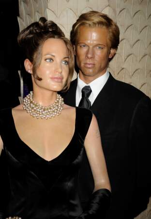 Angelina Jolie et Brad Pitt au musée de Madame Tussauds de New York