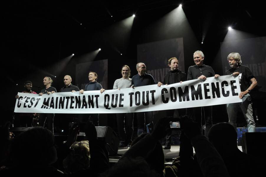 Renaud, sur scène aux côtés du groupe I Muvrini le 6 mars 2016