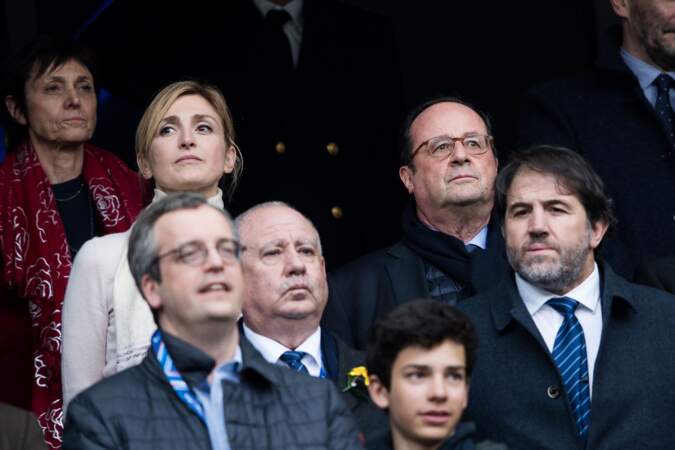 François Hollande et Julie Gayet au Stade de France à Saint-Denis