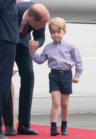 À bientôt quatre ans, le prince George cache de moins en moins ses humeurs.
