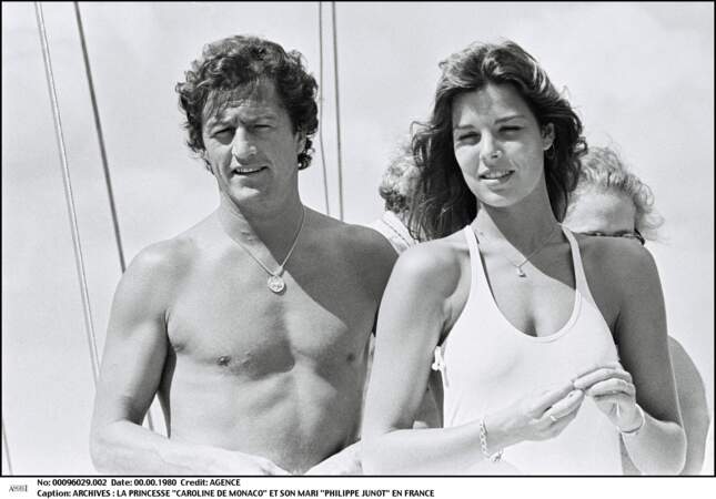 Caroline de Monaco et son mari Philippe Junot en 1978