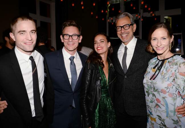 Robert Pattinson, Michel Hazanavicius,Bérénice Bejo, Jeff Goldblum et sa femme Emilie Livingston. 