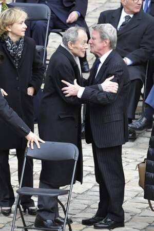 Bernard Kouchner et Michel Rocard se saluent