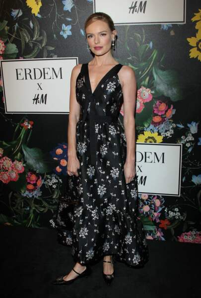 Kate Bosworth lors de la soirée de lancement de la collection Erdem x H&M à Los Angeles le 18 octobre 2017