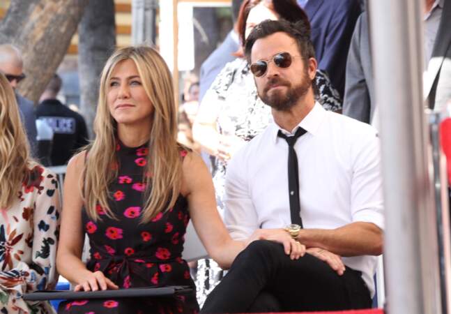 Jennifer Aniston et Justin Theroux à Hollywood le 26 juillet 2017