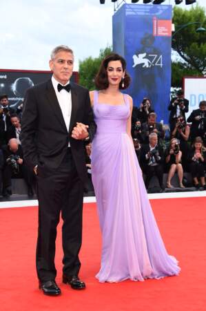 George et Amal Clooney, ultra glamour à Venise