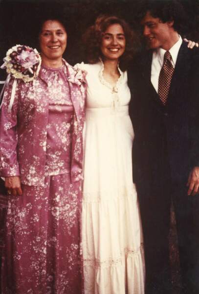 Lors de son mariage en 1975 avec Bill 