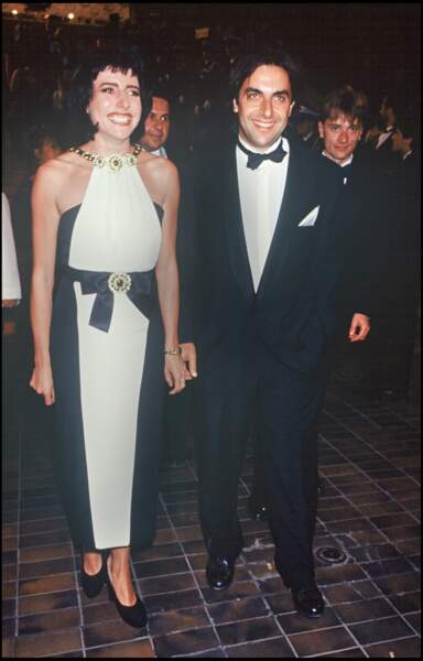 Liane Foly et André Manoukian au Festival de Cannes en 1992