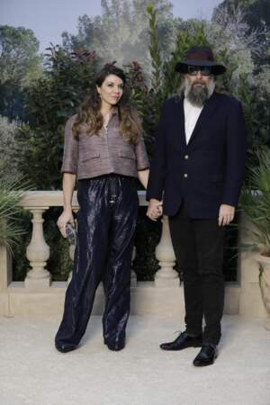 Sébastien Tellier et sa femme Amandine de la Richardière étaient au défilé Chanel Haute-Couture.