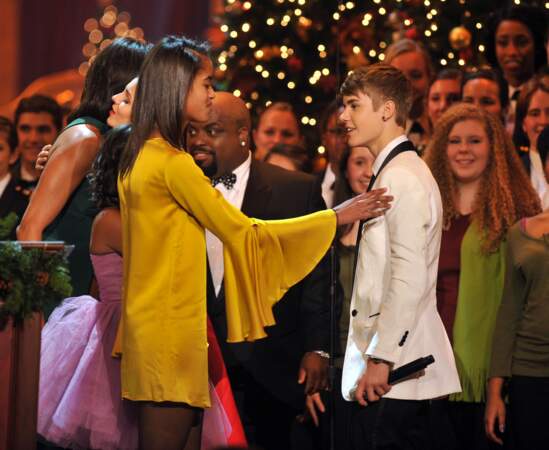 Malia a rencontré de nombreuses stars, dont Justin Bieber en 2011
