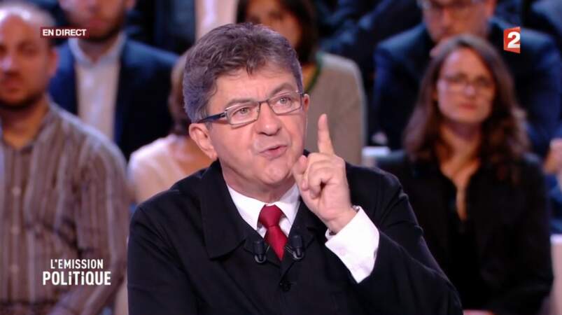 Jean-Luc Mélenchon dans L'Emission politique sur France 2