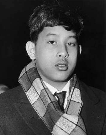 Le jeune prince Vajiralongkorn en 1966