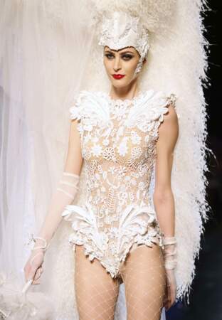 Corset-robe de mariée Jean Paul Gaultier haute couture printemps-été 2014