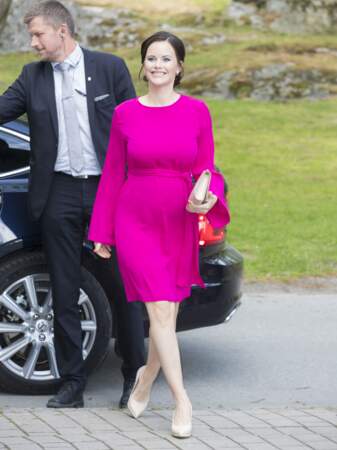 Sofia de Suède a dévoilé son joli baby bump ce mercredi 31 mai à Stockholm