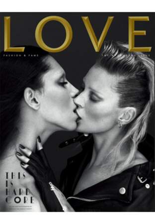 Le mannequin transgenre Lea T et Kate Moss pour Vogue en 2011
