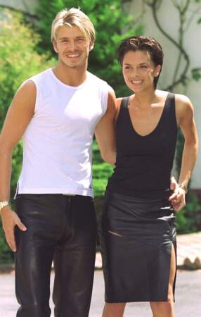 David Beckham et Victoria en 1999