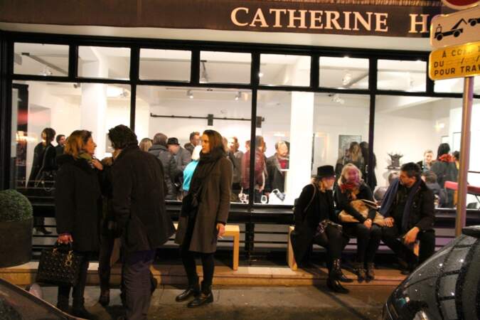 Le vernissage de Roxane Depardieu a eu lieu hier soir à la Galerie Catherine Houard