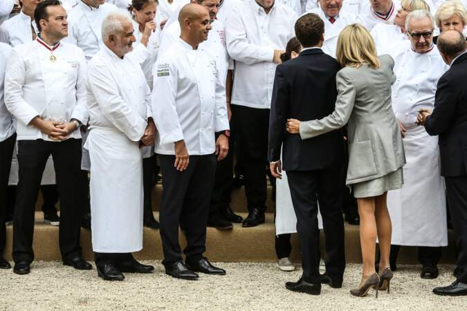 Emmanuel et Brigitte Macron accompagnés de 180 chefs à l'Elysée