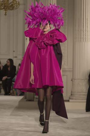 L'incroyable coiffe du Défilé Valentino Collection "Haute Couture Printemps-Eté 2018