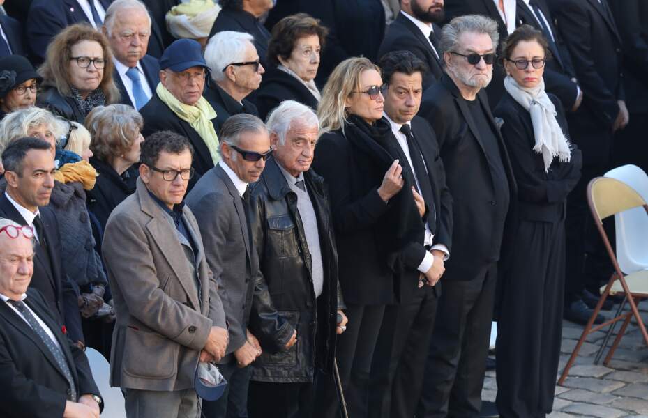 Dany Boon solo à l'hommage national à Charles Aznavour à l'Hôtel des Invalides à Paris, le 5 octobre 2018
