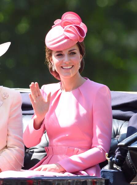 Kate Middleton, sublime en rose
