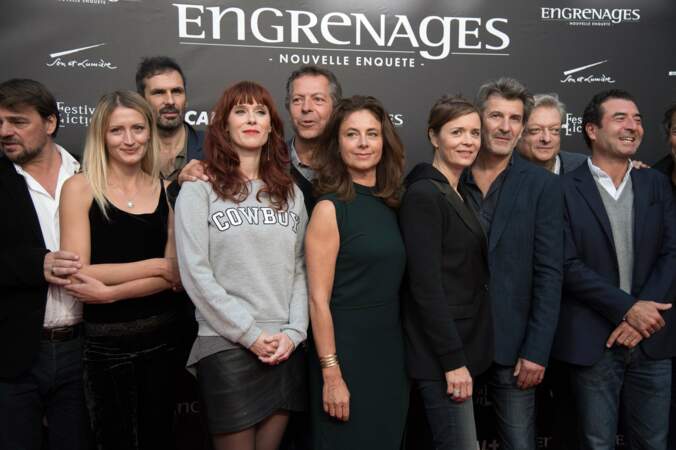 Toutes l'équipe d'Engrenages (Canal +) présente à La Rochelle