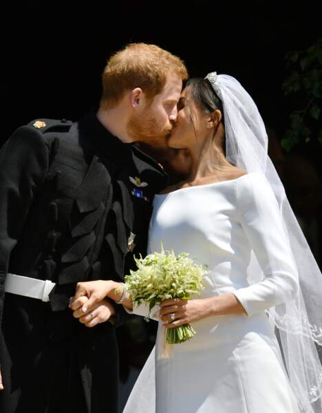 Le prince Harry et Meghan Markle : le baiser princier