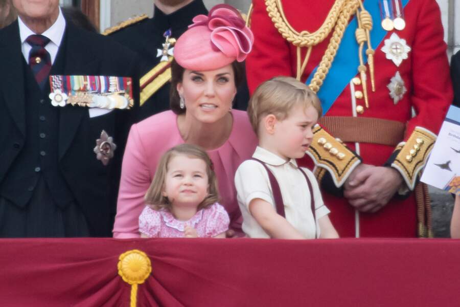 Kate Middleton très complice avec sa petite fille.