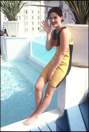 Drew Barrymore au festival de Cannes en 1992