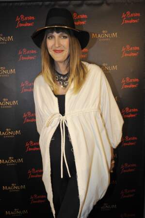 Daphné Burki enceinte de son premier enfant à Cannes en 2013