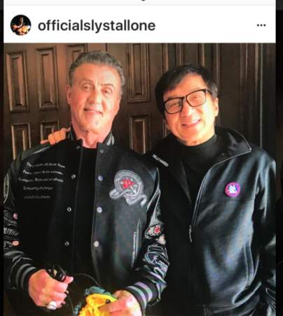 Sylvester Stallone et Jackie Chan