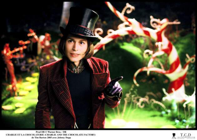 Johnny Depp dans "Charlie et la Chocolaterie" (2005)
