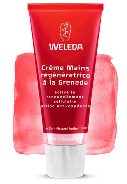Weleda, crème mains régénératriceà la Grenade, 9,40€