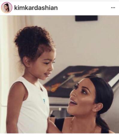 Kim Kardashian et sa fille, North