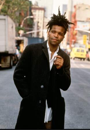 Pour conclure ce diaporama, le comédien Jeffrey Wright, grimé en Jean-Michel Basquiat dans "Basquiat" (1997)