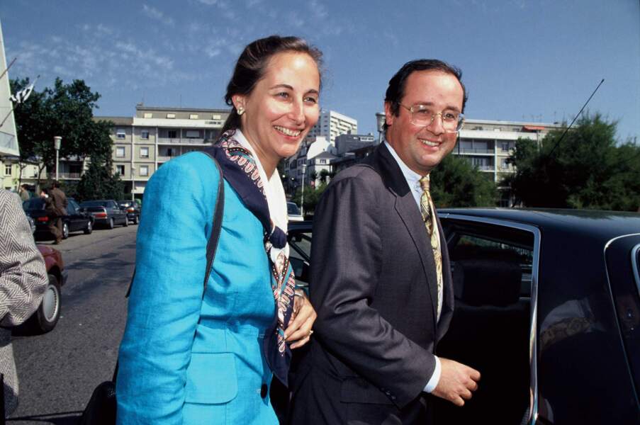 Ségolène Royal et François Hollande au "Congrès Démocratique 2000" à Lorient le 8 Septembre 1991
