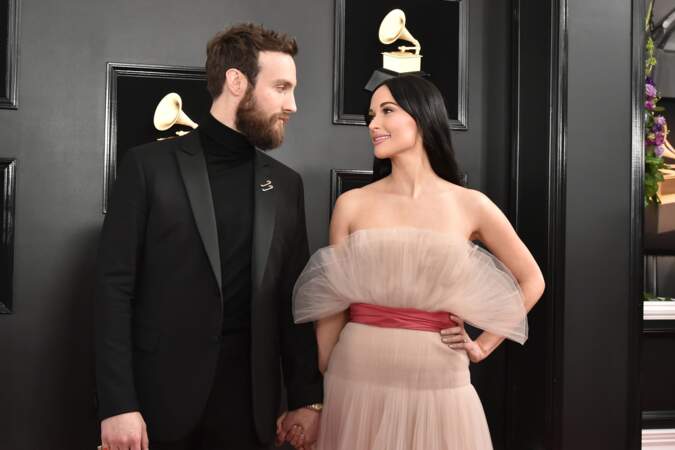 La chanteuse country Kacey Musgrave, grande gagnante des Grammy Awards 2019, et son mari Ruston Kelly