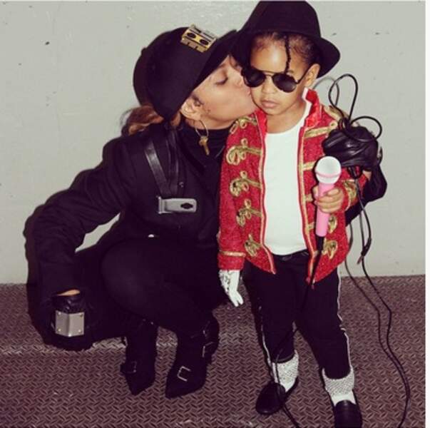 Beyoncé et sa fille Blue Ivy  en Michael Jackson