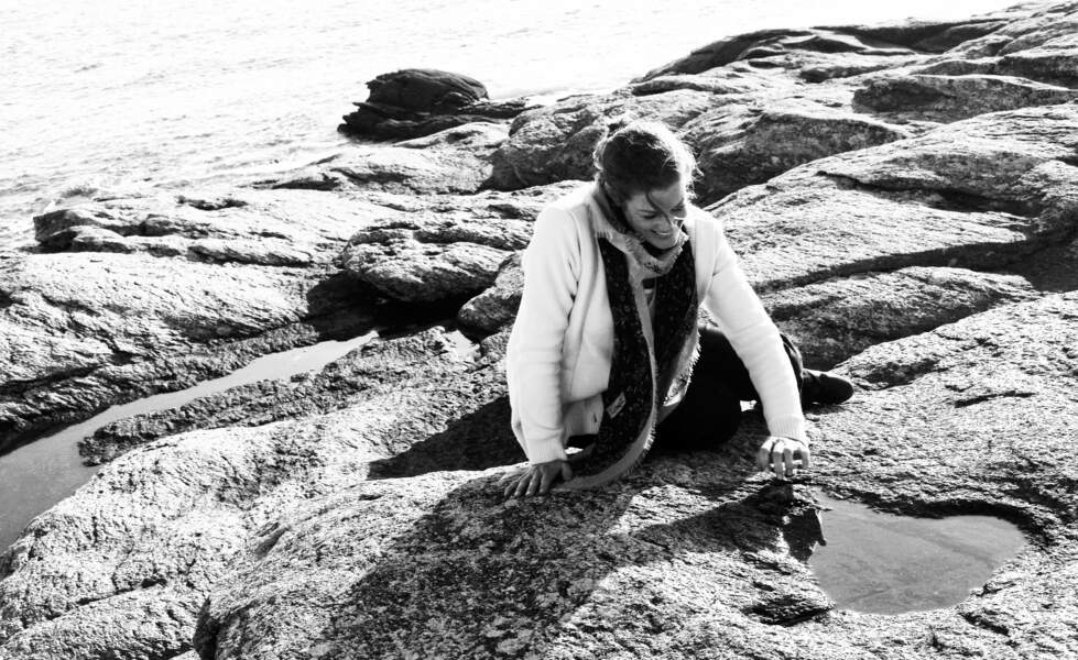 Romy Schneider avait accepté une photo sur ces rochers très familiers pour elle: l'une de ses plus belles séances 