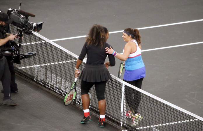 Serena Williams et Marion Bartoli ont prouvé leur complicité sur le court