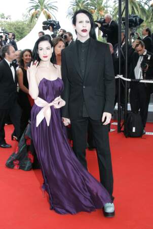 Dita Von Teese et Marilyn Manson en 2006