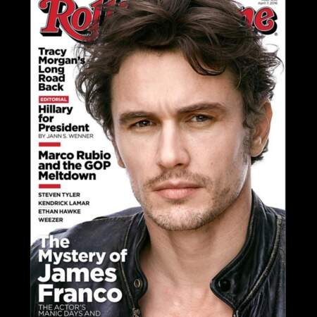 En une du magazine Rolling Stone "Les mystères de James Franco"