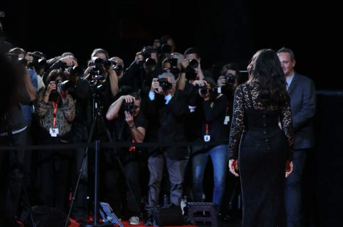 Monica Bellucci était sous le feu des projecteurs au Festival Lumière à Lyon.