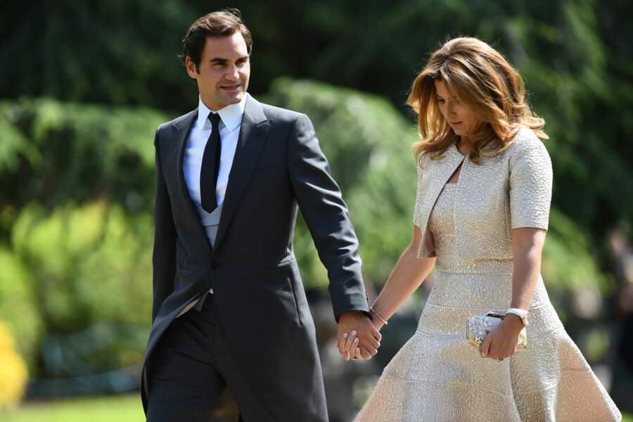 Roger Federer et son épouse Mirka