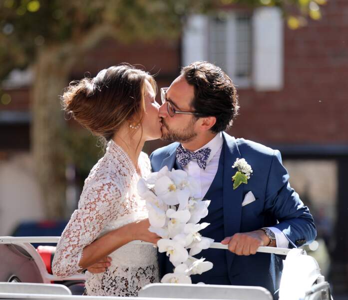 Mariage de Thomas Hollande et Émilie Broussouloux à Meyssac le 8 septembre 2018