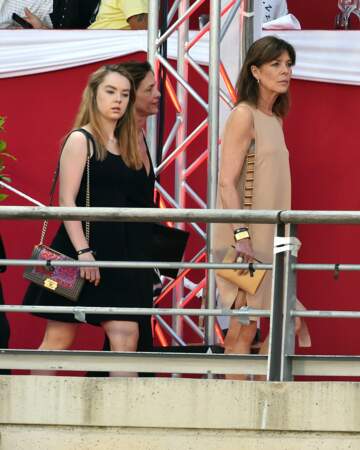 La princesse Alexandra de Hanovre et la princesse Caroline de Hanovre à Monte-Carlo le 27 juin 2015