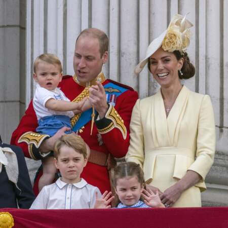 Le Prince William, Kate Middleton et leurs trois enfants 