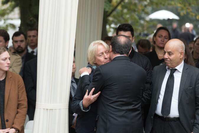 Hommages aux victimes des attentats aux Invalides avec Francois Hollande